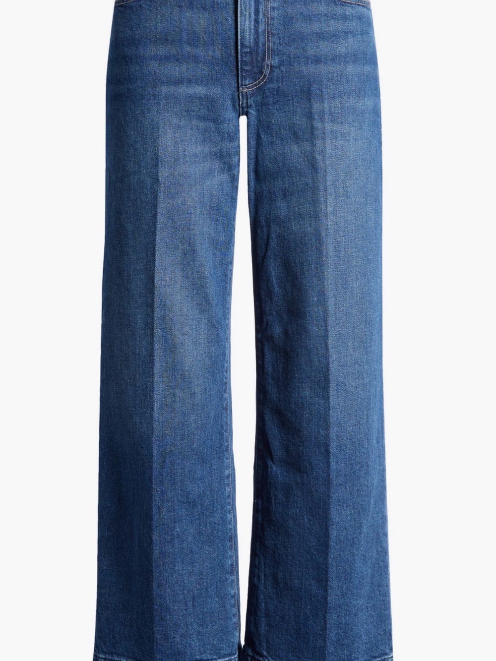 PAIGE Anessa Wide Leg Raw Hem Jeans 31 NWT